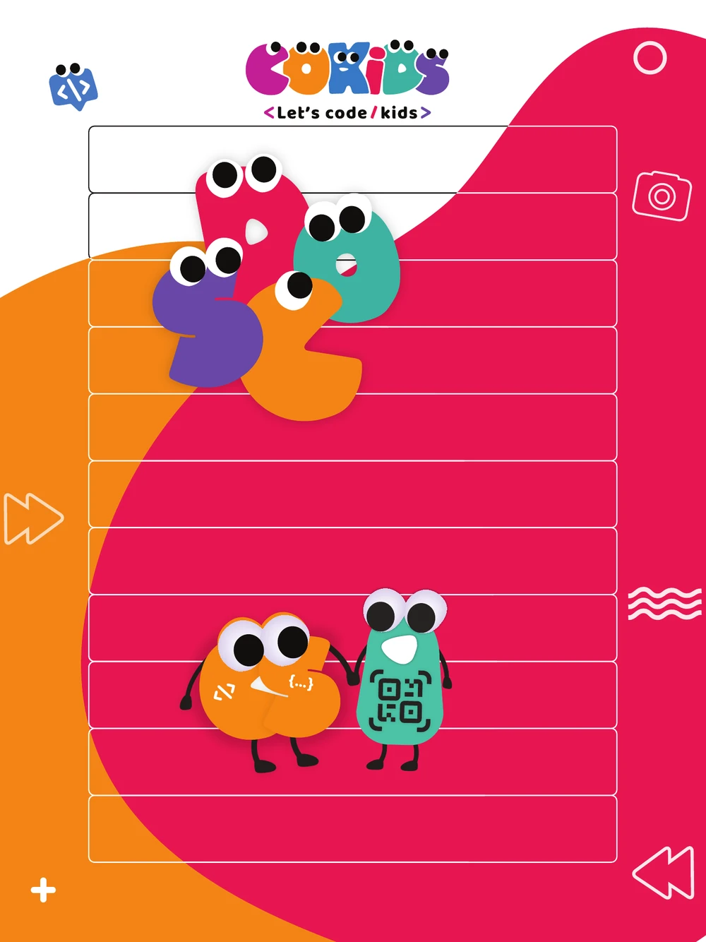The CoKids programming board